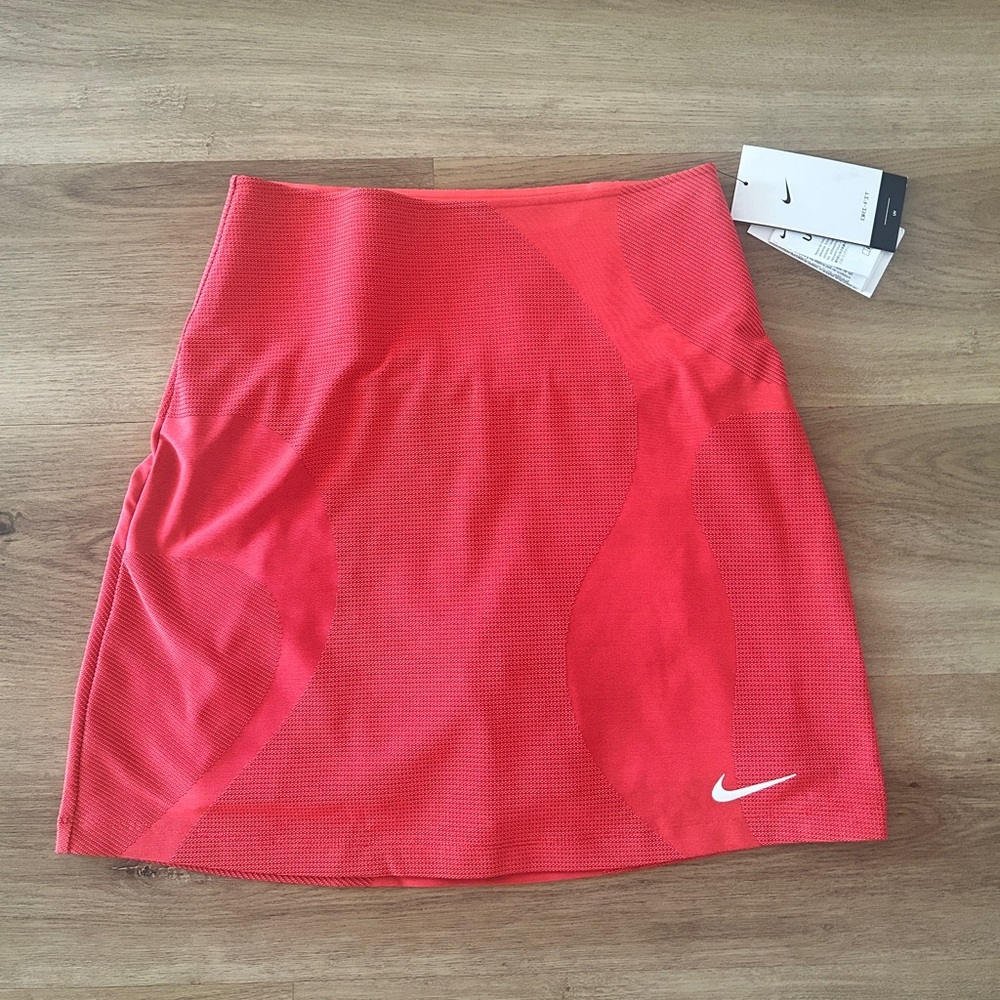 Nike Dri-FIT UV Tour Woman’s Golf Skirt - Ember Glow (Size S)- NWT - Picture 7 of 15